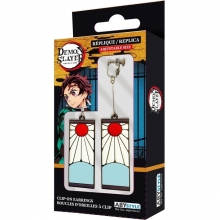 ABYSSE ABYROL060 DEMON SLAYER 2 EARRINGS SET TANJIRO