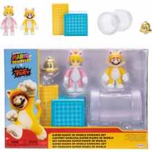 JAKKS NT424344 SET DIORAMA NINTENDO 3D WORLD 2.5