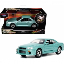 JADA 32586 1:32 FAST AND FURIOUS BRIANS 02 NISSAN GTR R34