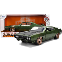 JADA 36617 1:24 BTM 72 PLYMOUTH GTX DARK GREEN