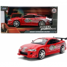 JADA 36815 1:24 FAST AND FURIOUS MIT ECLIPSE ( RX - 7 GRAPHICS TOYO )