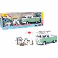 MOTORMAX 79721 1:24 VOLKSWAGEN TYPE 2 ( T1 ) DOUBLE CAB PICKUP