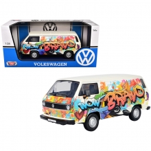 MOTORMAX 79599 1:24 VOLKSWAGEN TYPE 2 ( T3 ) GRAFFITI