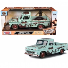 MOTORMAX 79073 WEATHERED TREASURES 1:24 1966 CHEVY C10 FLEETSIDE PICKUP