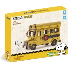 PANTASTIC 1204 SNOOPY SCHOOL BUS WOODEN KIT