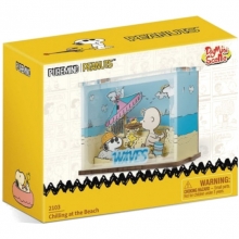 PANTASTIC 2103 SNOOPY HOLIDAY BEACH WOODEN WOODEN MINI SCENE
