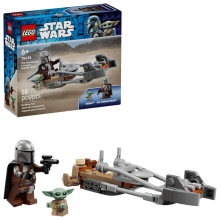 LEGO 75436 STAR WARS MOTO SPEEDER DEL MANDALORIANO Y GROGU
