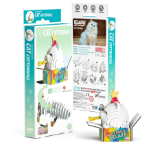 EUGY 105671 CAT COTTONBALL 3D PUZZLE