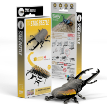 EUGY 110402 STAG BEETLE 3D PUZZLE