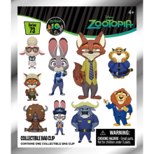 MONOGRAM 84230 ZOOTOPIA 10TH ANNIVERSARY 3D FOAM BAG CLIP SERIES 73