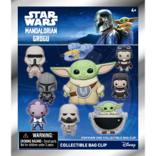 MONOGRAM 29255 MANDALORIAN & GROGU MOVIE 3D FOAM BAG CLIP SERIES 1