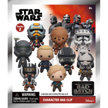 MONOGRAM 29080 STAR WARS BAD BATCH 3D FOAM BAG CLIP SERIES 2