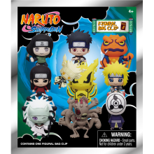 MONOGRAM 73035 NARUTO 3D FOAM BAG CLIP SERIES 8