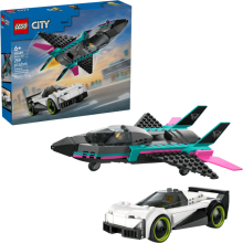 LEGO 60489 CITY JET VS COCHE
