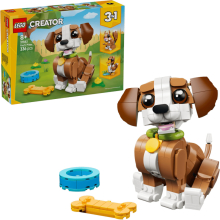 LEGO 31382 CREATOR SIMPATICOS ANIMALES CACHORRO JUGUETON