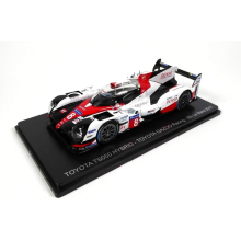 MAGAZINE SPALM2017 1:43 TOYOTA TS050 HYBRIND TOYOTA GAZOO RACING 8 BUEMI DAVIDSON NAKAJIMA 8TH LE MANS, RED W