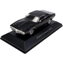 MAGAZINE USCHARGER 1:43 1972 DODGE CHARGER COUPE, BLACK