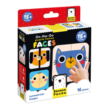 BANANAPANDA 49105 PUZZLE HALVES FACES 16 PIEZAS