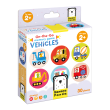 BANANAPANDA 49100 MEMORY GAME VEHICLES 30 PIEZAS