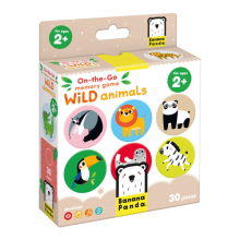 BANANAPANDA 49101 MEMORY GAME WILD ANIMALS 30 PIEZAS