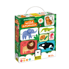 BANANAPANDA 49262 PUZZLE PAIRS WILD ANIMALS 36 PIEZAS