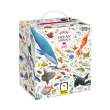 BANANAPANDA 49258 PUZZLE LOVE OCEAN ANIMALS 200 PIEZAS
