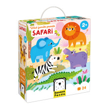 BANANAPANDA 49348 WILD JUMBO PUZZLE SAFARI 24 PIEZAS
