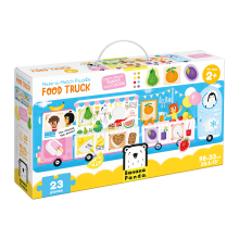 BANANAPANDA 49054 MAKE A MATCH PUZZLE FOOD TRUCK 23 PIEZAS