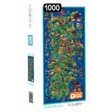 LAPUZZLERA PUZZLE MAPA CHILOE 1000 PIEZAS