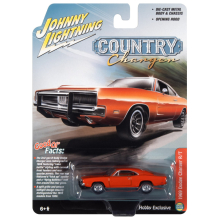 JOHNNY JLSP206 1:64 1969 DODGE CHARGER ORANGE