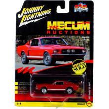 JOHNNY JLSP393 1:64 MECUM AUCTIONS 1967 SHELBY GT 350 CANDYAPPLE RED