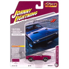 JOHNNY JLSP417A 1:64 1971 DODGE CHALLENGER R T PANTHER PINK W WHITE TOP