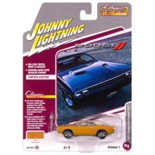 JOHNNY JLSP417B 1:64 1971 DODGE CHALLENGER R / T BUTTERSCOTCH W / WHITE TOP