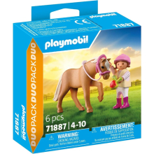 PLAYMOBIL 71887 NIÑA CON PONI