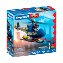 PLAYMOBIL 72080 HELICOPTERO DE POLICIA CON RADAR