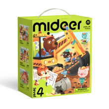 MIDEER MD1620 LEVEL UP LEVEL 4 PUZZLE CLANGING CONSTRUCTION SITE 48 A 72 PIEZAS