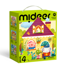 MIDEER MD1645 LEVEL UP LEVEL 4 PUZZLE FAIRY TALE TOWN 48 A 72 PIEZAS