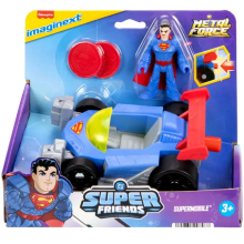 MATTEL JFJ69 IMAGINEXT SET SUPERMAN Y VEHICULO