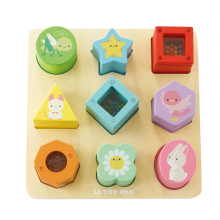 LETOYVAN PL089 RAINBOW SENSORY SHAPE SORTER 10 PIEZAS
