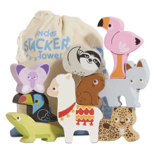 LETOYVAN PL113 ANDES STACKING ANIMALS AND BAG 10 PIEZAS