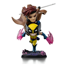 IRON STUDIOS 112124 X MEN 97 GAMBIT AND WOLVERINE MINICO FIGURE
