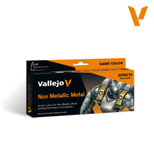 VALLEJO 72193 NEW GAME COLOR SET NON METALLIC METAL ( 8 )