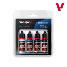 VALLEJO 72376 GAME COLOR SET BLUE 4X18 ML