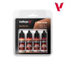 VALLEJO 72379 GAME COLOR SET PALE SKIN 4X18 ML