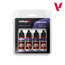 VALLEJO 72382 GAME COLOR SET PURPLE 4X18 ML