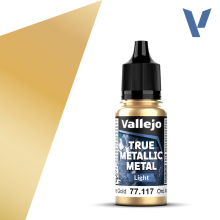 VALLEJO 77117 TMM LIGHT 117-18ML ORO ARCANO