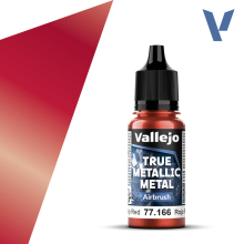 VALLEJO 77166 TMM AIRBRUSH 166-18ML ROJO RUBI