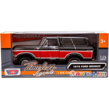 MOTORMAX 79373PTM 1:24 1978 FORD BRONCO HARD TOP