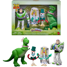 MATTEL JKV22 PIXAR PAQUETE DE 4 PERSONAJES DE 7 PULGADAS