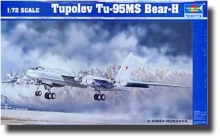 TRUMPETER 01601 TUPOLEV TU 95 BEAR 1:72